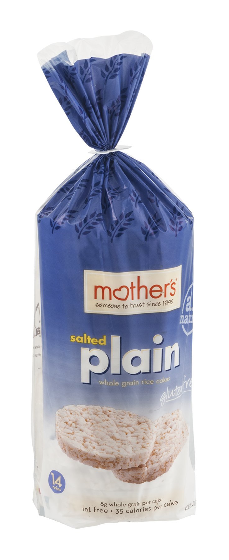 Mothers Plain Salted Rice Cakes, 4.5-Ounce Unit (Pack Of 12)