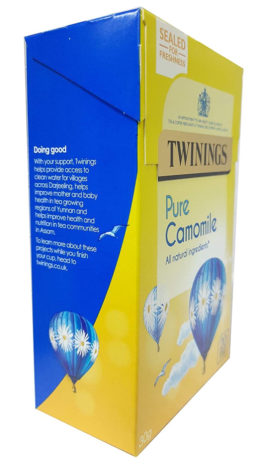 Twinings Of London Pure Camomile Herbal Tea Bags, 20 Ct