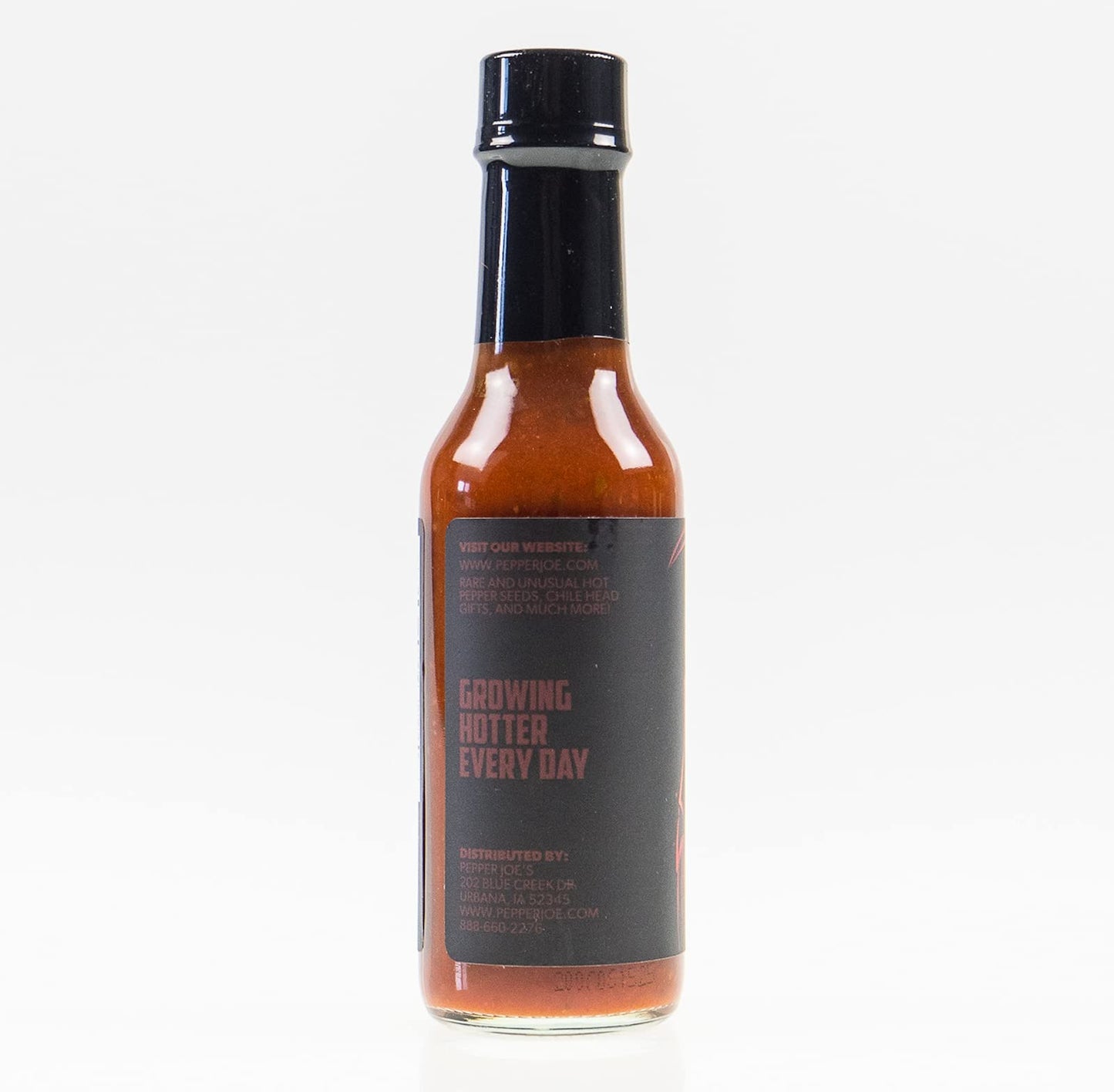 Pepper Joes Carolina Reaper Hot Sauce - Extreme Heat With Delicious Flavor Balance - Made With Worlds Hottest Chili Pepper - 5 O