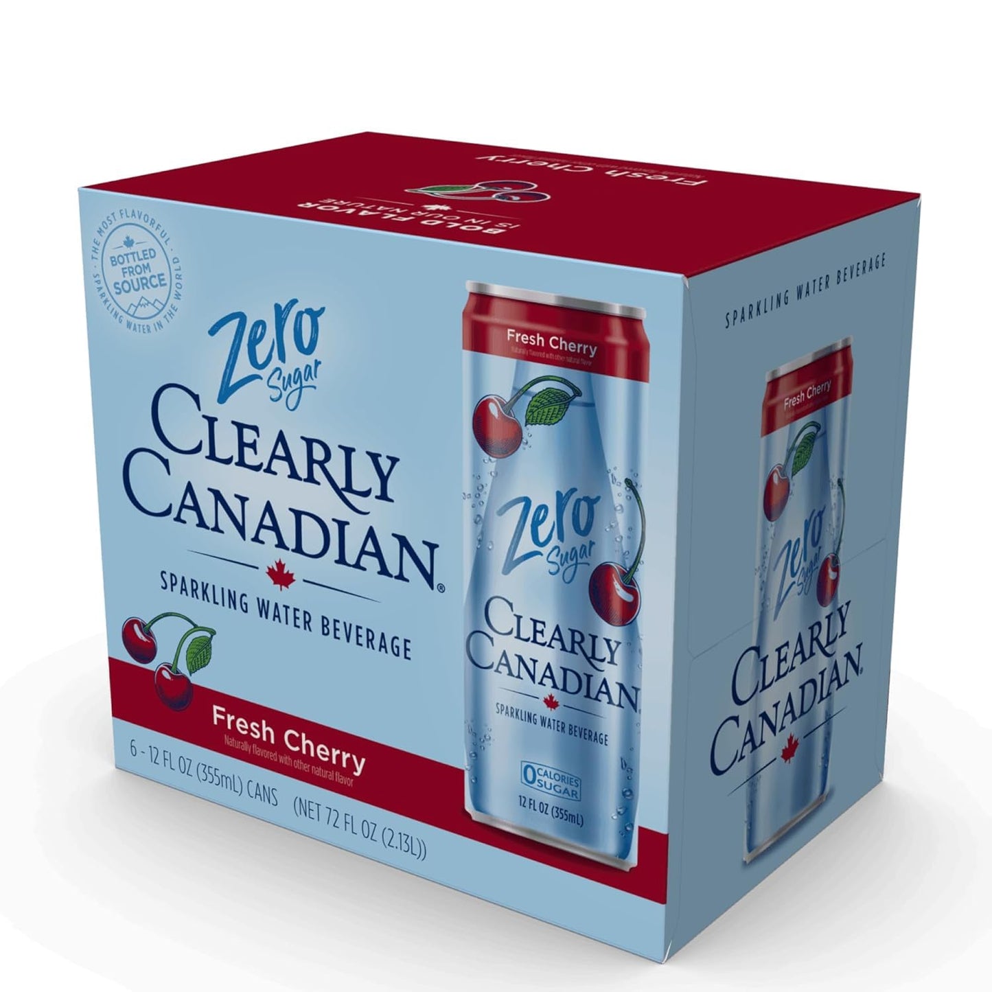 Clearly Canadian Sparkling Water Variety Pack, Zero Sugar, Assorted Flavors, 24-Pack