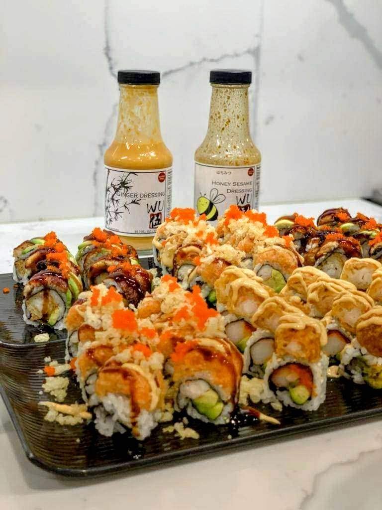 Wu Japanese Ginger Dressing - Gluten Free 10.7 Fl Oz (Honey Sesame Ginger, 1 Bottle)