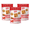 Chunk Nibbles Snack Clusters | Strawberry Flavor Bite-Size Clusters | 4.25oz (Pack of 3)