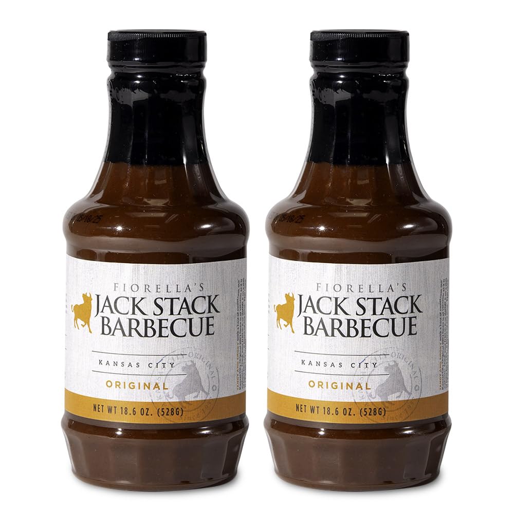 Jack Stack Barbecue Oriflavor Blendal Sauce - Kansas City Bbq Sauce - Rich Flavor Kc Bbq Sauce (2 Pack 18Oz Bottles)