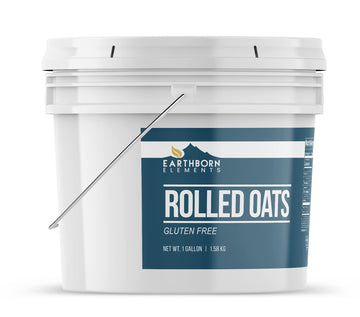 Earthborn Elements Gluten Free Rolled Oats 1 Gallon, Old Fashioned Oats, Bulk Size