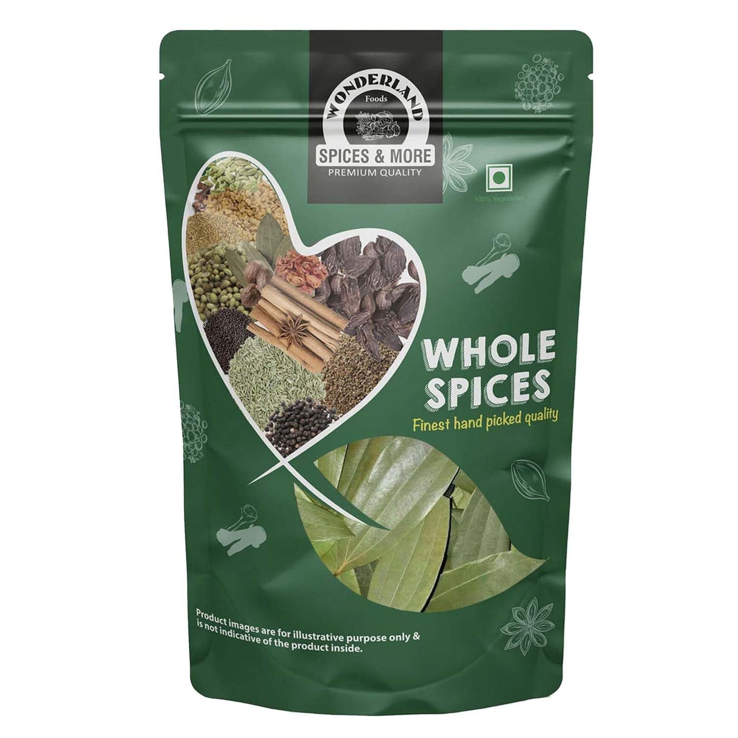 WONDERLAND FOODS Whole Spices Tej Patta Bay Leaves (200g)