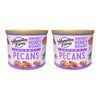 Hampton Farms - Usa Grown Gourmet Nuts - Honey Roasted Pecans - 10 Oz. Canisters - 2 Pack