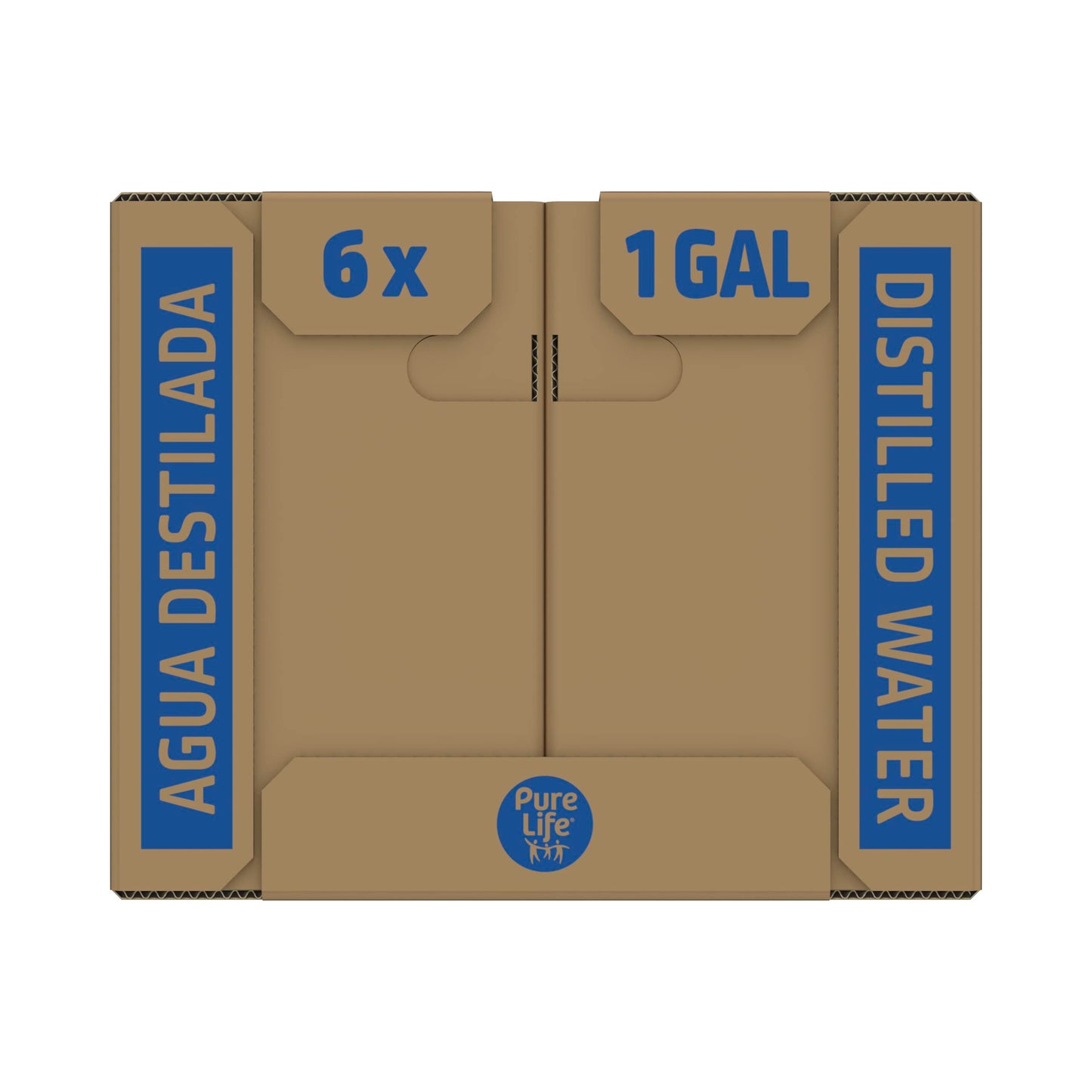 Distilled Water Gallons - Cases of 6 1 Gallon Bottles - 3 Cases (18 Total Gallons)