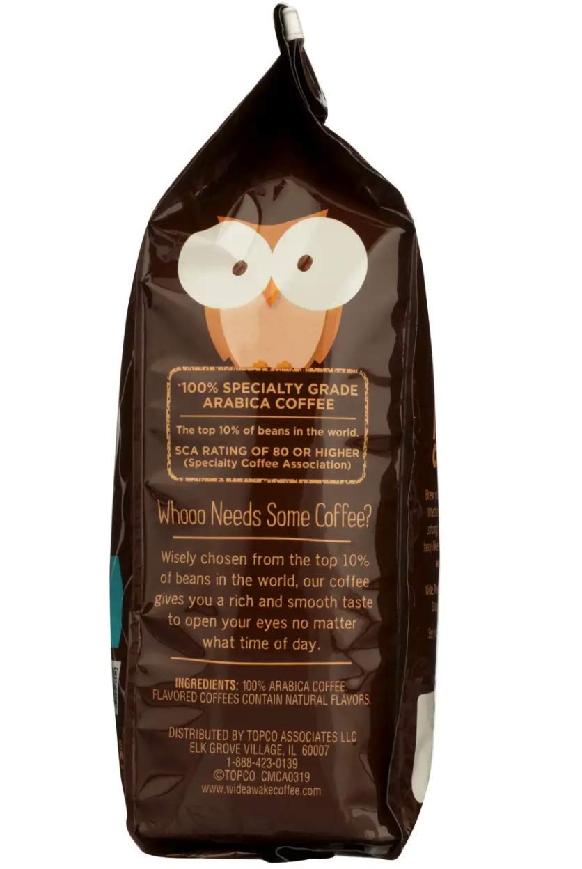 Wide Awake Coffee House Blend Ground Coffee, 12 Ounce - Rich Flavor, Perfect for Home Brewing