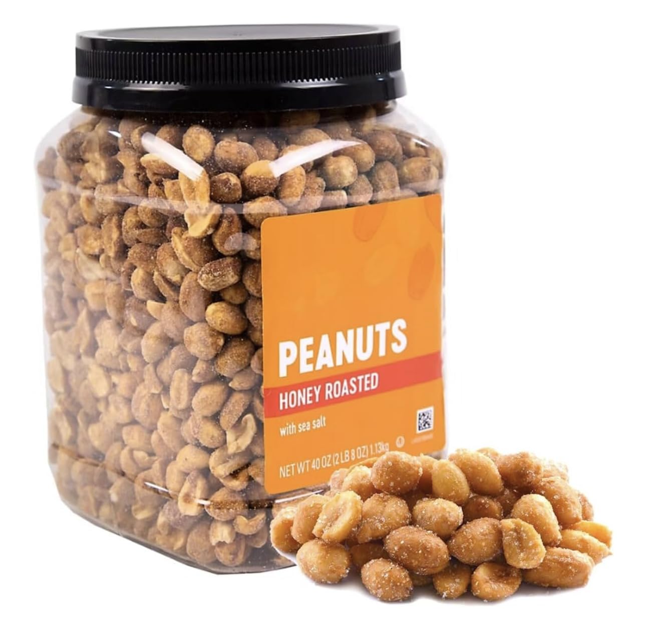 Honey Roasted Nuts With Sea Salt | Resealable Jar - High-Protein Crunchy Sweet & Savory Healthy Snack For Every Occasion | Snack Gift On The Go Treat Office School Party (40 Oz Jar Honey)Mixed Bulk Nuts