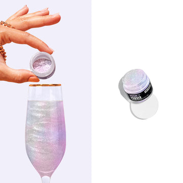 Fancy Sprinkles Premium Edible Glitter, 100% Edible Glitter For Sparkling Food & Drinks No Taste Or Texture (4G, Moonstone Iride