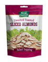 Fresh Gourmet Sliced Almonds | Toasted Flavor | 3.5 Ounce, Pack Of 9 | Crunchy Snack And Salad Topper