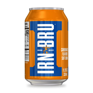IRN-BRU Sparkling Flavored Soft Drink, 330 ML (Pack of 6), Scottish Favorite