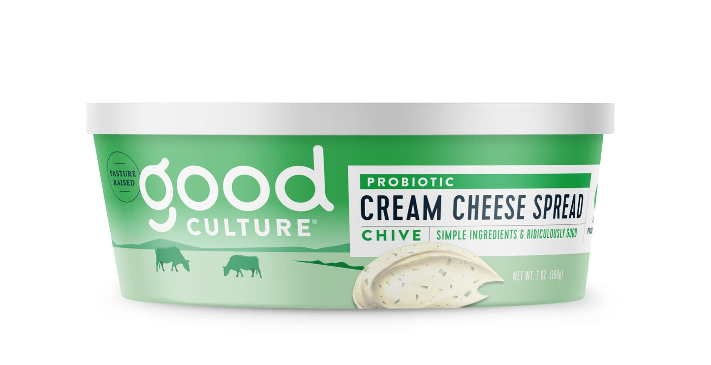 Good Culture Pasture Raised Chive Cream Cheese, 7 oz