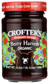 Crofter'S Organic Premium Spread, Seedless Blackberry, 16.5 Oz. (Pack Of 6)