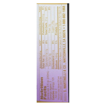 Martinelli'S Sparkling Apple Grape Juice - 25.4 Ounce - 12 Per Case.