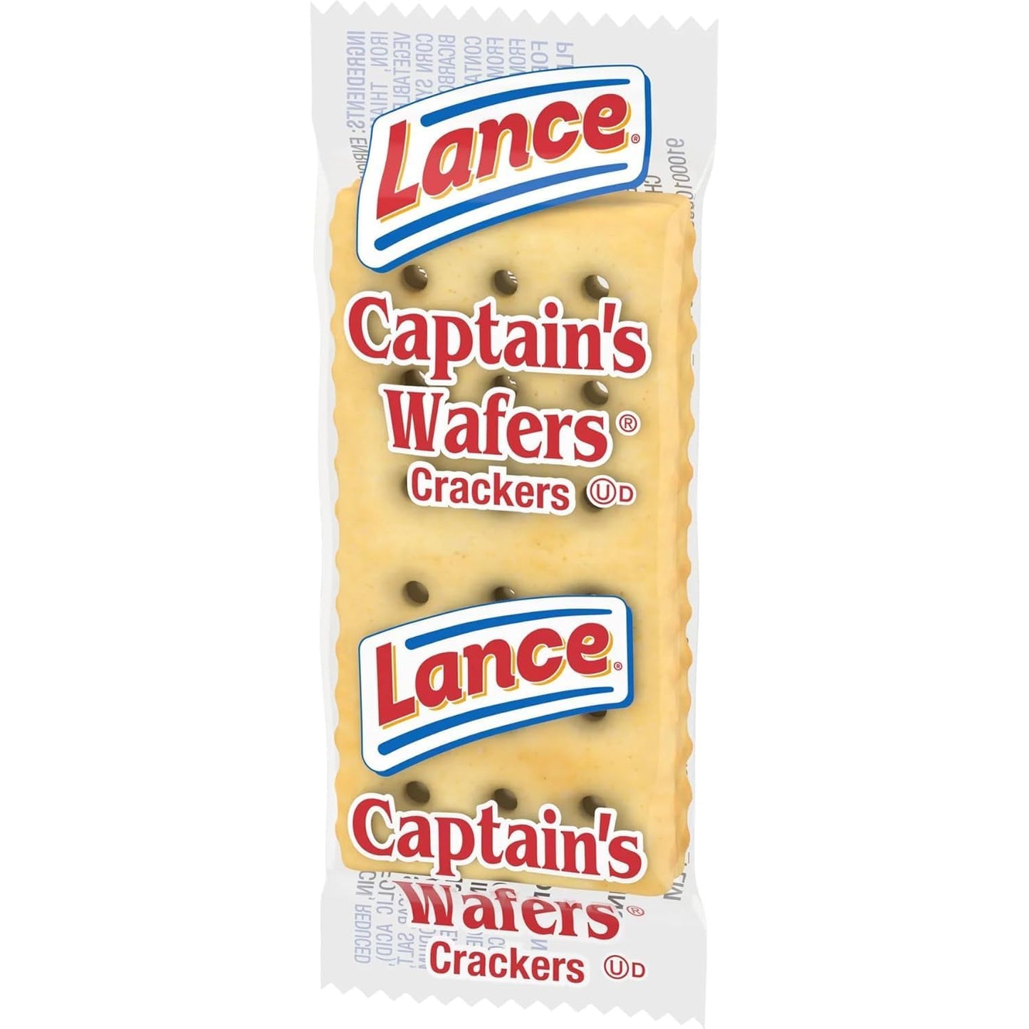 Crackers, Captain Wafers Original, Flavor Options |1000 Pack|- Two per Pouch, 0.23 oz Each, Cheese and Soup Crackers, Original F