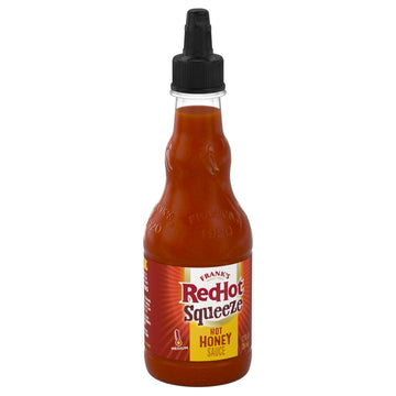 Franks RedHot Squeeze Hot Honey Sauce, 12 fl oz
