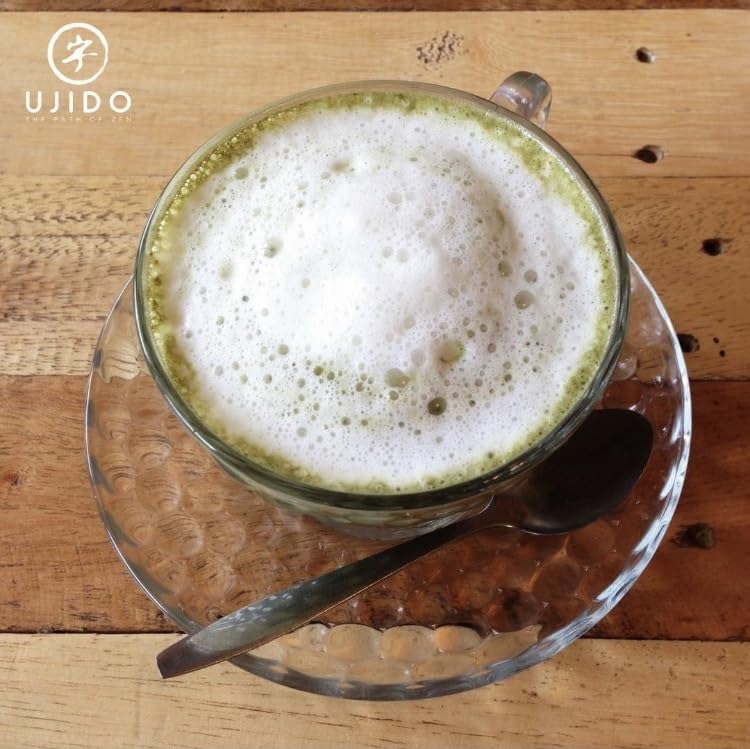 Ujido Sweet Matcha, 16 Oz. - Sugar-Free Ceremonial Grade Japanese Matcha Powder - Sweetened With Monk Fruit & Non-Gmo Erythritol