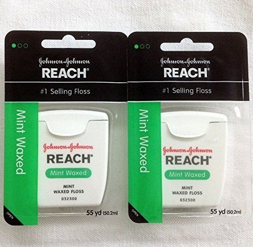 Reach Mint Waxed Dental Floss 50M (Pack Of 2)