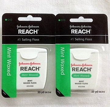 Reach Mint Waxed Dental Floss 50M (Pack Of 2)