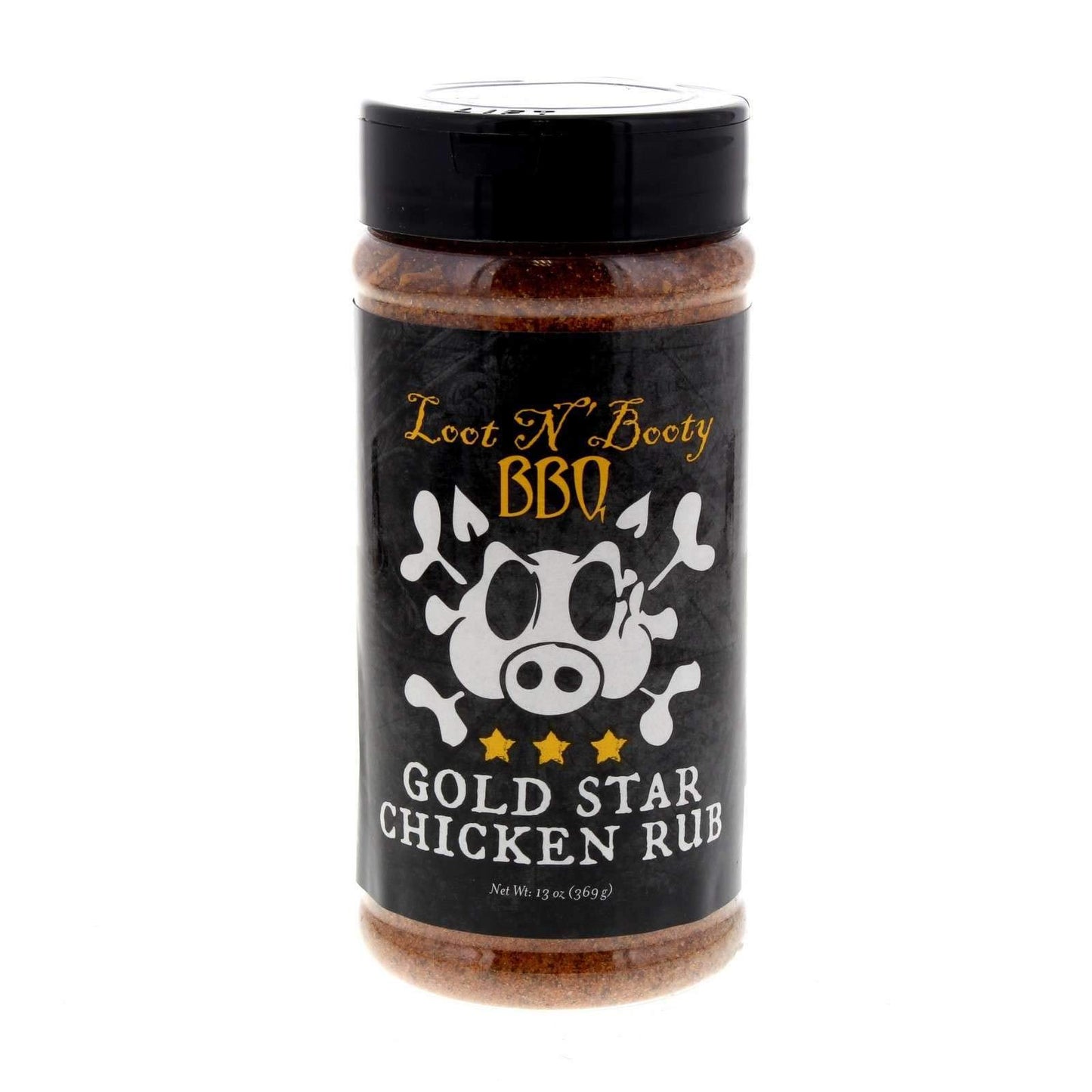 Loot N Booty Bbq Gold Star Chicken Rub 13 Oz Shaker