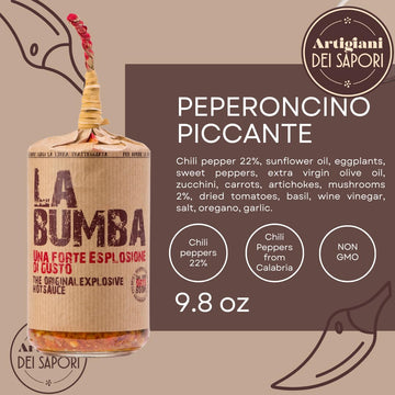 Artigiani dei Sapori, La Bumba Spicy Calabrian Chili Pepper Spread, 9.8 oz (277g)