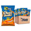 Wise Snacks Cheez Doodles Baked Puffs, Real Cheddar Cheese Extra Crunchy, Individual Snack Size Bags, School and Halloween Snack