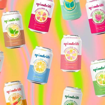 Generic Spindriift Sparkling Flavored Water Variety Pack, Made With Real Squeezed Fruit, 12 Fl Oz Cans (18 - Pack)