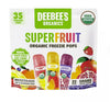 Generic DeeBee-S Organics Superfruit Freezies Pops, 35 Count, 1.35 Fl Oz Each