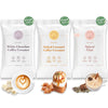 5 SPARROWS Healthy Sugar-Free Coffee Creamer Powder TRIAL PACK (White Chocolate, Salted Caramel, Spiced Chai), Set of 3 Samples