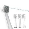 Replacement Brush Heads For ???????????????? ??????????-???????????? Flossing Toothbrush With Cover, Compact, 3 Count White, Har