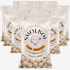 SMOLBOL Roasted Peanut in a Crunchy Cassava Crust | Lightly Salted | Gluten-Free Snack | Vegan Snack | Small Peanut Balls | Ovin