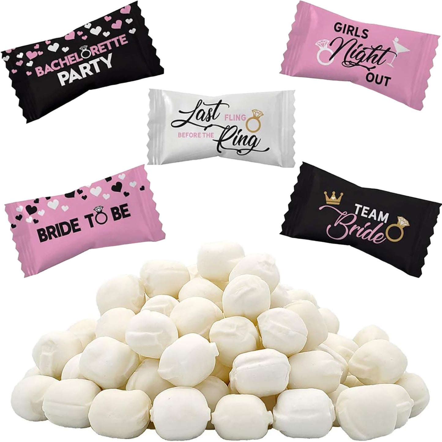 Fruidles Bachelorette Buttermints, Mint Candies, After Dinner Mints, Fat-Free, Kosher Certified, Individually Wrapped (110 Pieces)