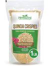 HerbaZest Quinoa Crispies - 1 LB - Vegan & Gluten Free Superfood - Light, Crunchy & Protein-Rich - Perfect for Yogurt, Cereal, G