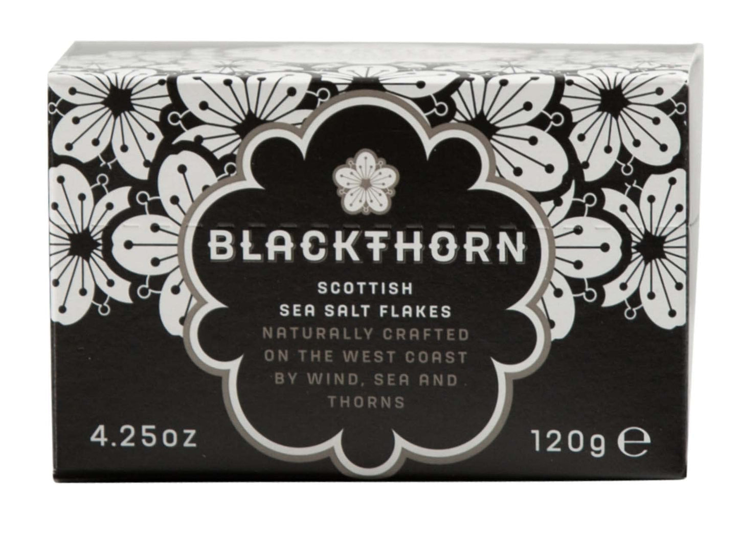 Blackthorn Scottish Gourmet Sea Salt Flakes - Natural And Unrefined - Sustainable Production - Mineral Rich Vegan - 4.25 Ounce