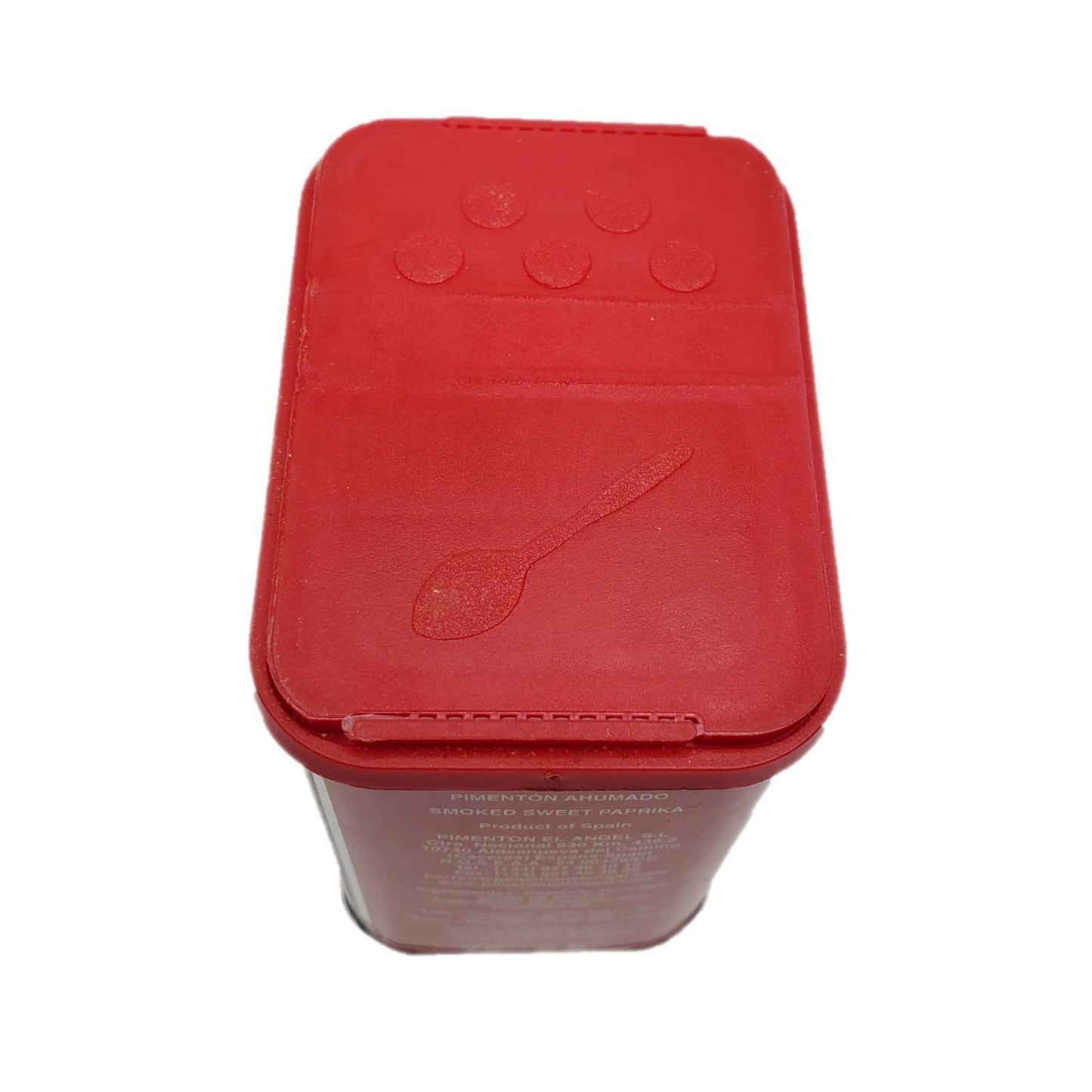Spanish Smoked Sweet Paprika. El Angel Brand Since 1880. 1 Tin
