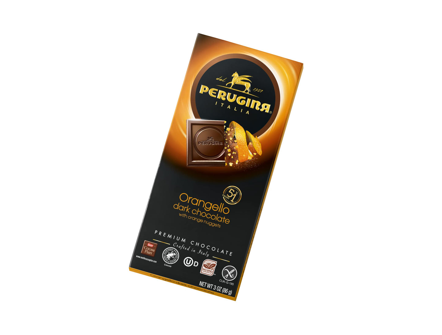 Peruflavor Blenda Dark Chocolate Orangello Bar 3 Oz (Pack Of 12)