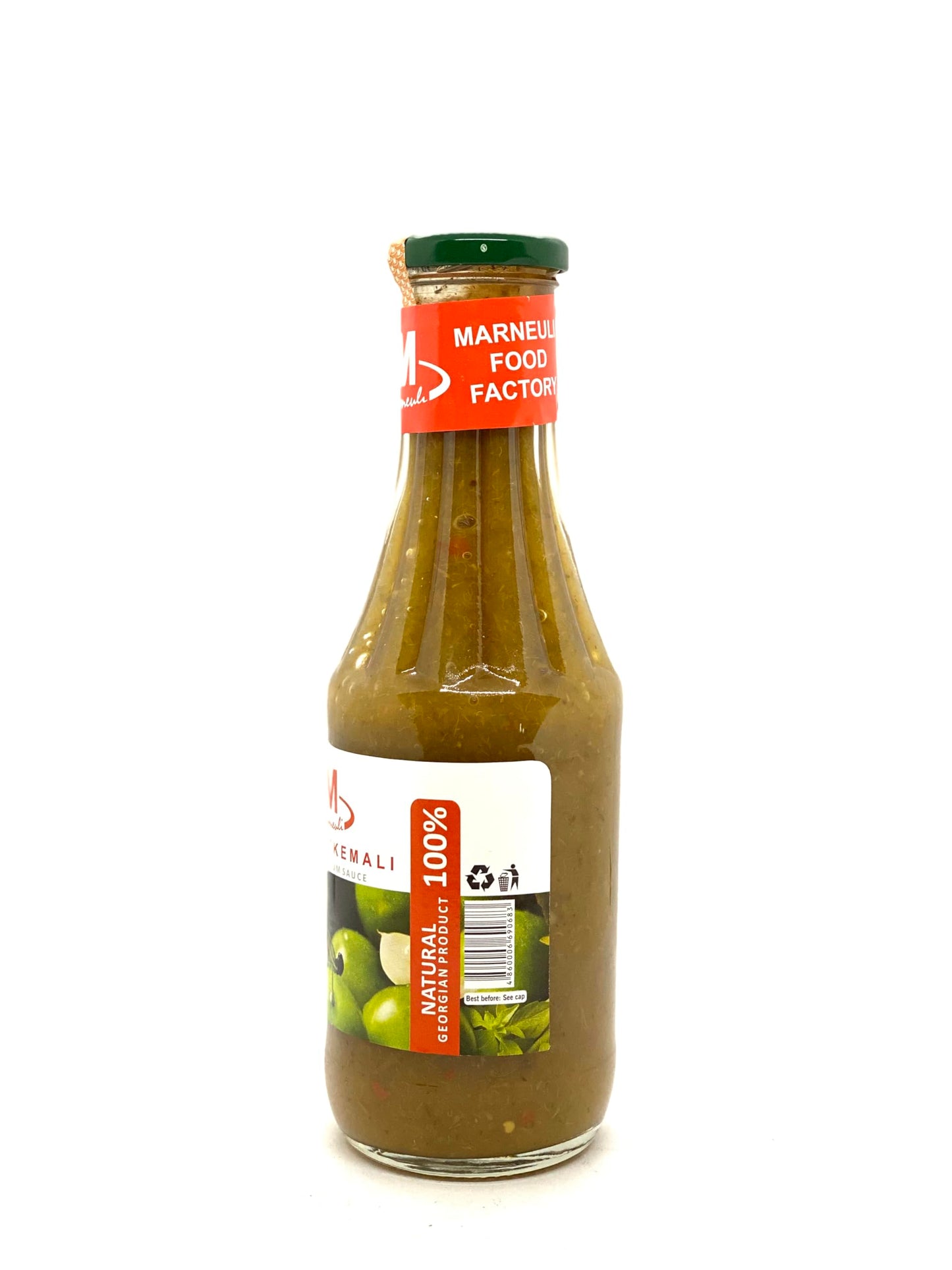 Marneuli Green Tkemali Sauce, 18.7 oz - Authentic Georgian Flavor, Perfect for Dipping and Cooking