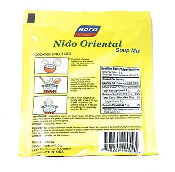 Nora Kitchen - Chinese Style Nido Oriental Soup Mix, 2.18Oz (62G) 6 Pack