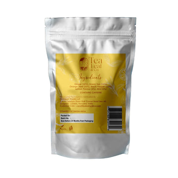 Lemon Ginger Green Tea Bags (50 Count), Green Tea With Orange Peel, Black Pepper & Mint Extract, Caffeinated, Real And Natural G