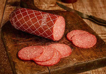 Zesty Brand Dry Aged Salami Sausage. Piller'S (Black Kassel) Canada Approx. 2.3 Lb