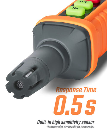 Toptes Pt210 Gas Leak Detector, Natural Gas Detector With Audible & Visual Alarm, Locating The Source Of Propane, Methane, And C