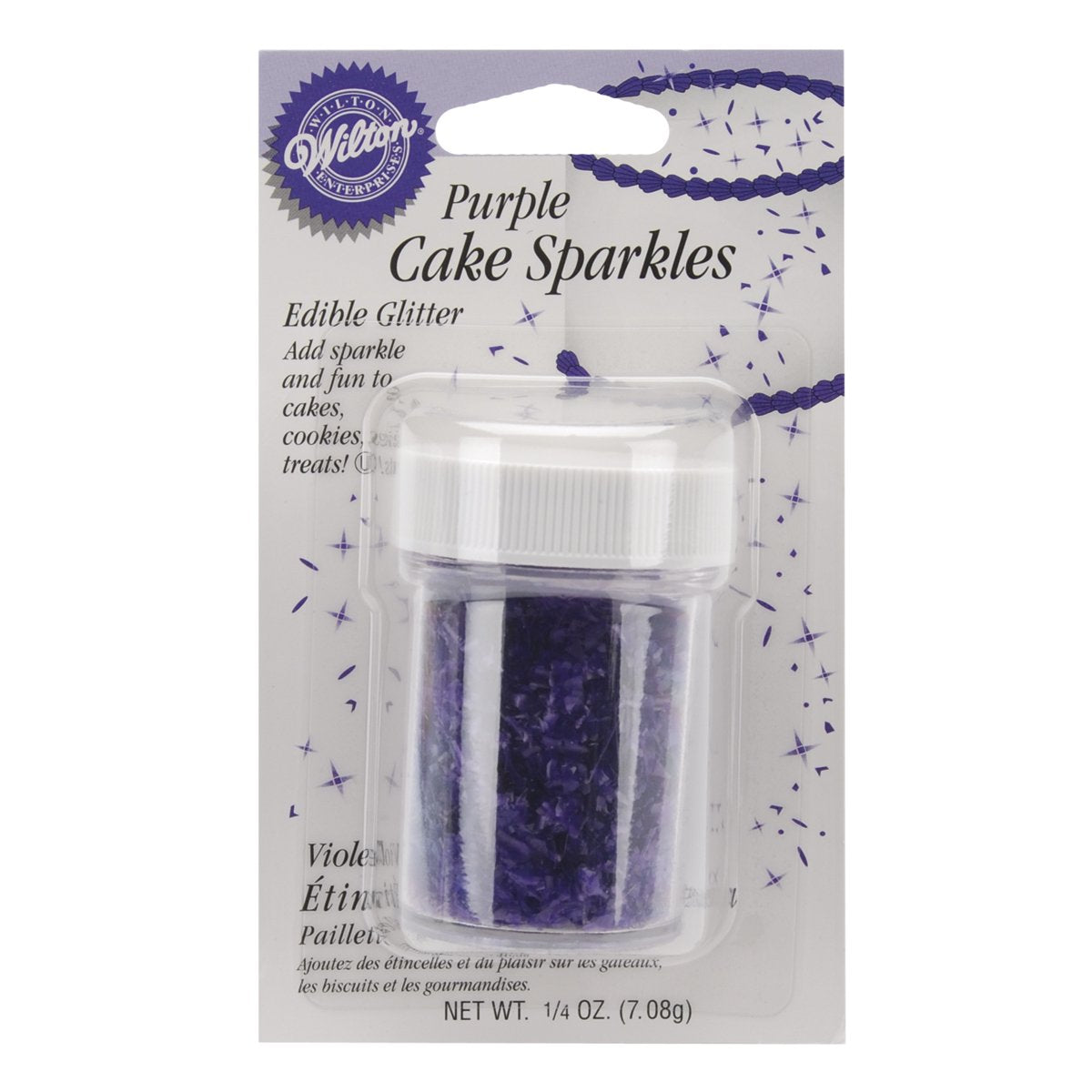 Wilton Purple Cake Sparkles