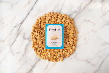 Matiz Marcona Almonds with Sea Salt, 4 Pack (400g) - Natural, Artisanal Spanish Snack, Perfect for Healthy Eating