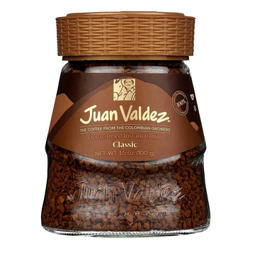 6 Pack Juan Valdez Freeze Dried Colombian Coffee/Cafe Colombia