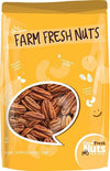 Whole, Shelled & Raw Georgia Pecans, (2 Lbs.) - Southern Tastiness - Unsalted & Handpicked For Freshness - Gluten Free, Vegan & Keto Friendly - Farm Fresh Nuts Brand
