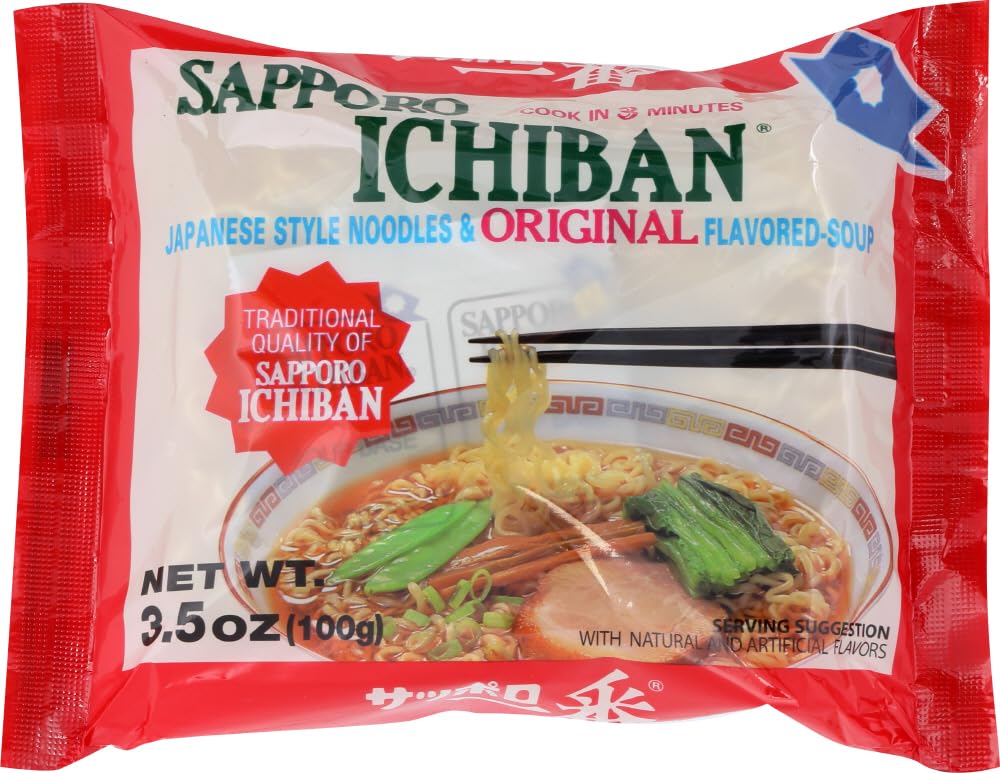 Sapporo, Noodle Ichiban Original, 3.5-Ounce (24 Pack)