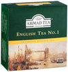 Ahmad Tea Black Tea, English Tea No. 1 Teabags, 100 Ct (Pack Of 24) - Caffeinated And Sugar-Free