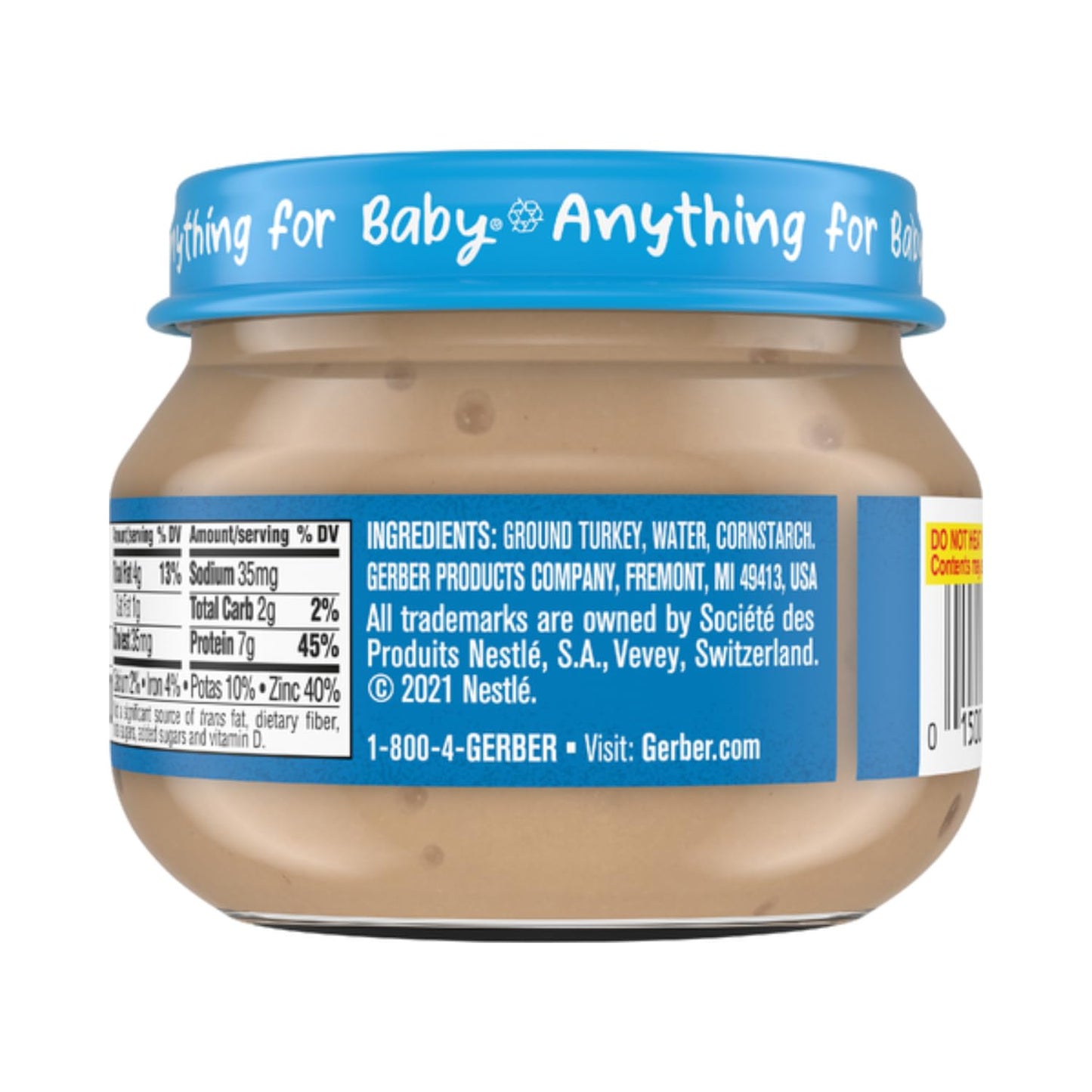 Gerber 2Nd Foods Meats, Turkey & Turkey Gravy, 2.5-Ounce (Pack Of 12)