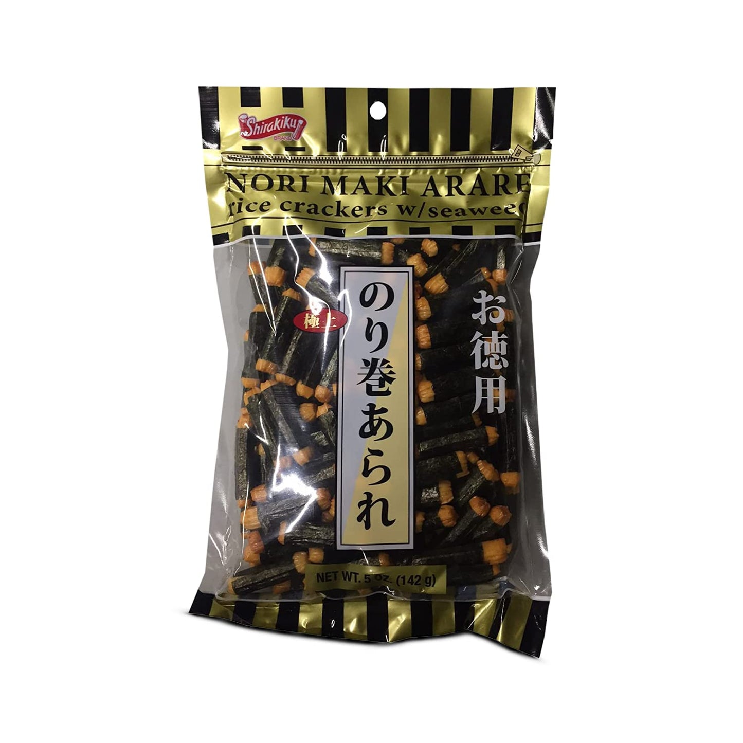 Shirakiku Japanese Nori Maki Arare Rice Crackers With Seaweed Glutinous Rice Soy Sauce Wheat And Seaweed Crispy And Savory Cra